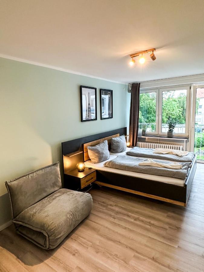 Apartment Fuer 3 Gaeste Mit Kostenlosen Parkplaetzen Und Lift 하노버 외부 사진